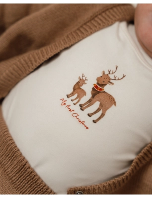 Body de Navidad de Manga Larga de Little Dutch