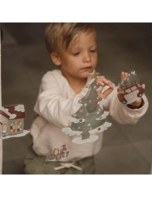 Pegatinas de Ventana Árbol Navidad de Little Dutch