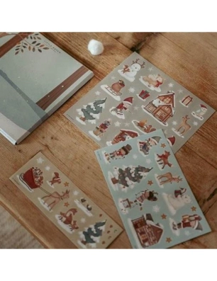 Set Pegatinas de Navidad de Little Dutch