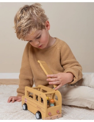 Bus Escolar Con Muñecos Essentials de Little Dutch