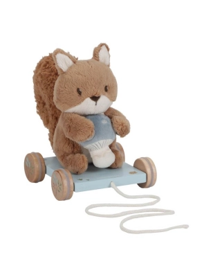 Arrastre Ardilla Peluche Forest Friends de Little Dutch