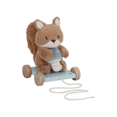 Arrastre Ardilla Peluche Forest Friends de Little Dutch