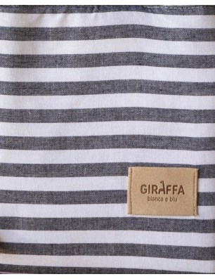 Saco Buga Ragazzi 3D de Giraffa Bianca e Blu Negro