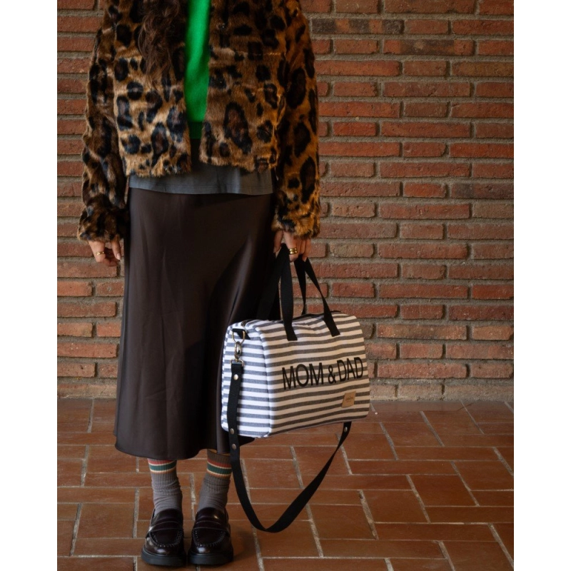 Bolsa Zip Ragazzi de Giraffa Bianca e Blu