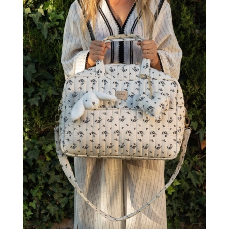 Bolso Canastilla Greta Giraffa Bianca e Blu