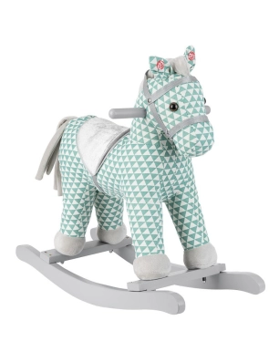 Balancín Caballo con Sonido Kikkaboo Verde