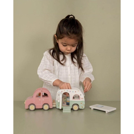 Set Coche y Caravana Essentials de Little Dutch