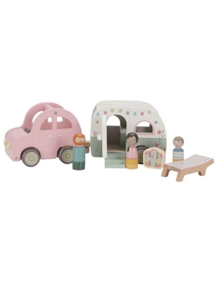 Set Coche y Caravana Essentials de Little Dutch