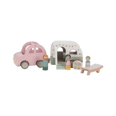 Set Coche y Caravana Essentials de Little Dutch
