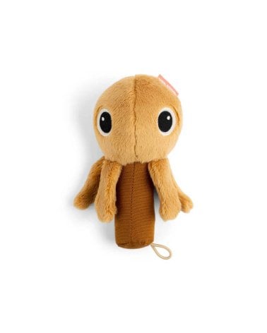 Sonajero Sensorial con Espejo Jelly de Done by Deer Mostaza