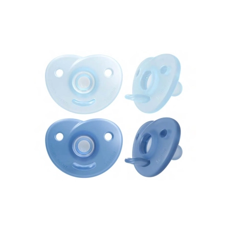 Pack 2 Chupetes Soothies de Silicona de Avent