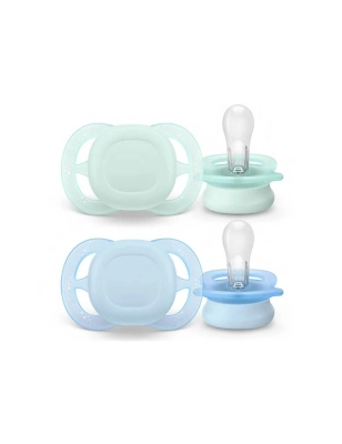 2 Chupetes Ultra Star 0-2 Meses Philips Avent Azul