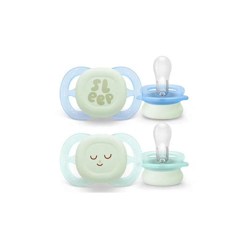 2 Chupetes Ultra Star Nocturnos 0-2 Meses Philips Avent