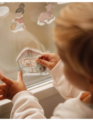 Pegatinas de Ventana Árbol Navidad de Little Dutch