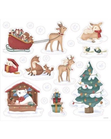 Pegatinas para Ventana Navidad de Little Dutch