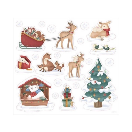 Pegatinas para Ventana Navidad de Little Dutch