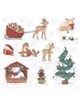 Pegatinas para Ventana Navidad de Little Dutch