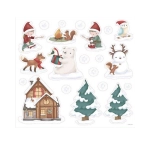 Pegatinas para Ventana Navidad de Little Dutch