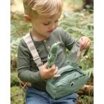 Riñonera Infantil Acolchada Croco de Done by Deer Verde