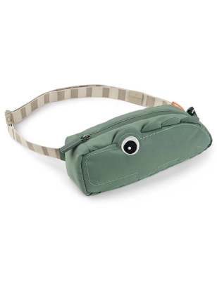 Riñonera Infantil Acolchada Croco de Done by Deer Verde