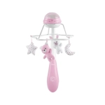 Móvil de Cuna con Proyector Arcoiris de Chicco Rosa