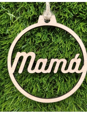 Adorno de Madera Silueta de Walamami