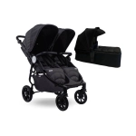 Cochecito Easy Twin 4 para distintas edades de Baby Monsters Negro