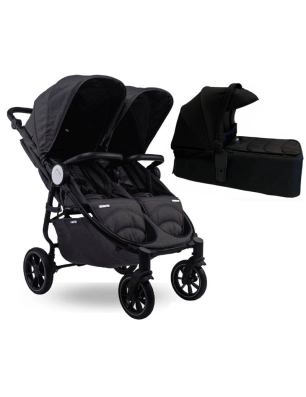 Cochecito Easy Twin 4 para distintas edades de Baby Monsters Negro