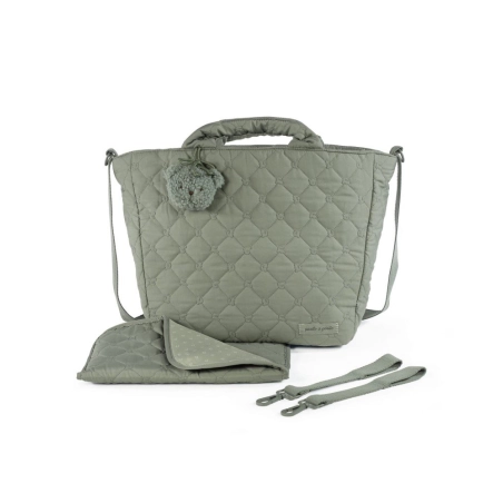 Bolsa Canastilla Paddington de Pasito a Pasito Verde
