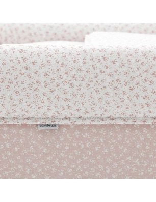 Minicuna Tijera Blanca Liberty de Cambrass Rosa
