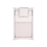 Minicuna Tijera Blanca Liberty de Cambrass Rosa