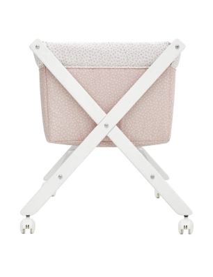 Minicuna Tijera Blanca Liberty de Cambrass Rosa