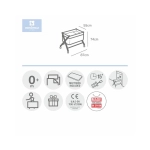 Minicuna Tijera Madera Magia de Cambrass Rosa