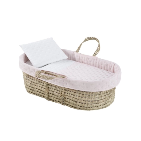 Capazo Palma Acolchado Une Soft de Cambrass Rosa