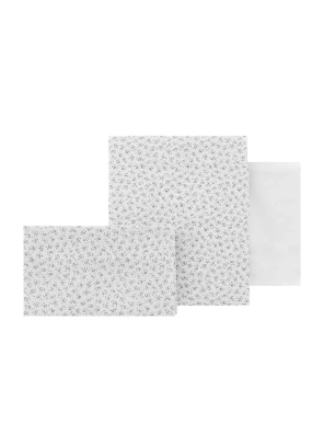 Pack 3 Piezas Sábanas Liberty de Cambrass Gris