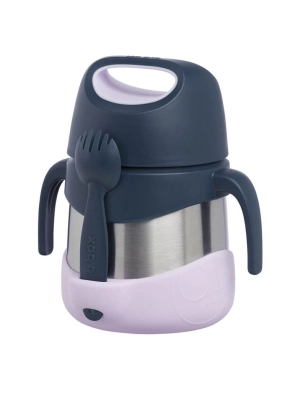 Termo Sólidos con Cuchara/Tenedor de B.box Indigo Rose