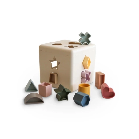 Cubo de Formas Encajables de Mushie