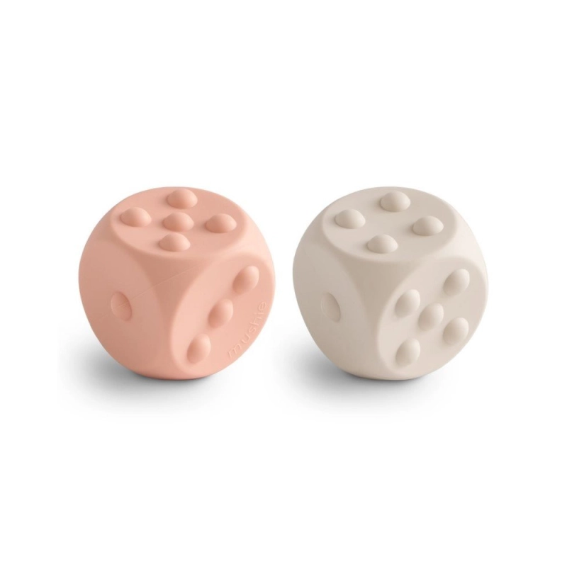 Pack de 2 Mordedores Dados Pop it de Mushie
