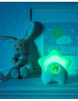 Luz Nocturna Estrella con termómetro de Chicco