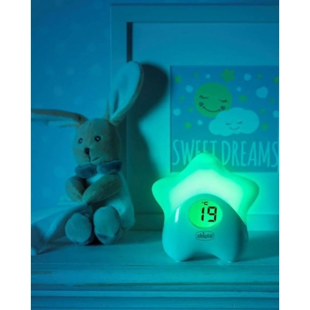 Luz Nocturna Estrella con termómetro de Chicco