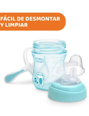 Vaso de Transición de 200 ml de Chicco Azul