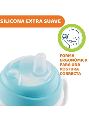 Vaso de Transición de 200 ml de Chicco Azul