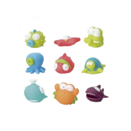 Bote 9 Juguetes de Baño Olmitos