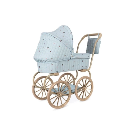 Cochecito de Muñecas Minnie Cherry Blue Coeur de Konges Slojd