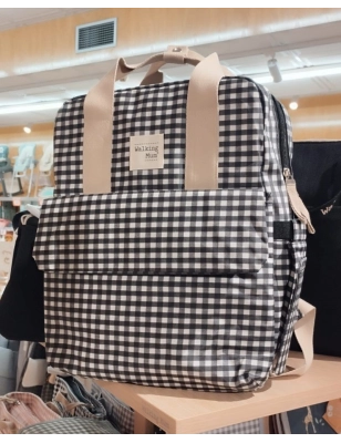 Mochila Maternal I Love Vichy de Walking Mum