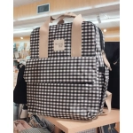 Mochila Maternal I Love Vichy de Walking Mum Negro