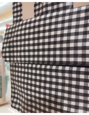 Mochila Maternal I Love Vichy de Walking Mum Negro