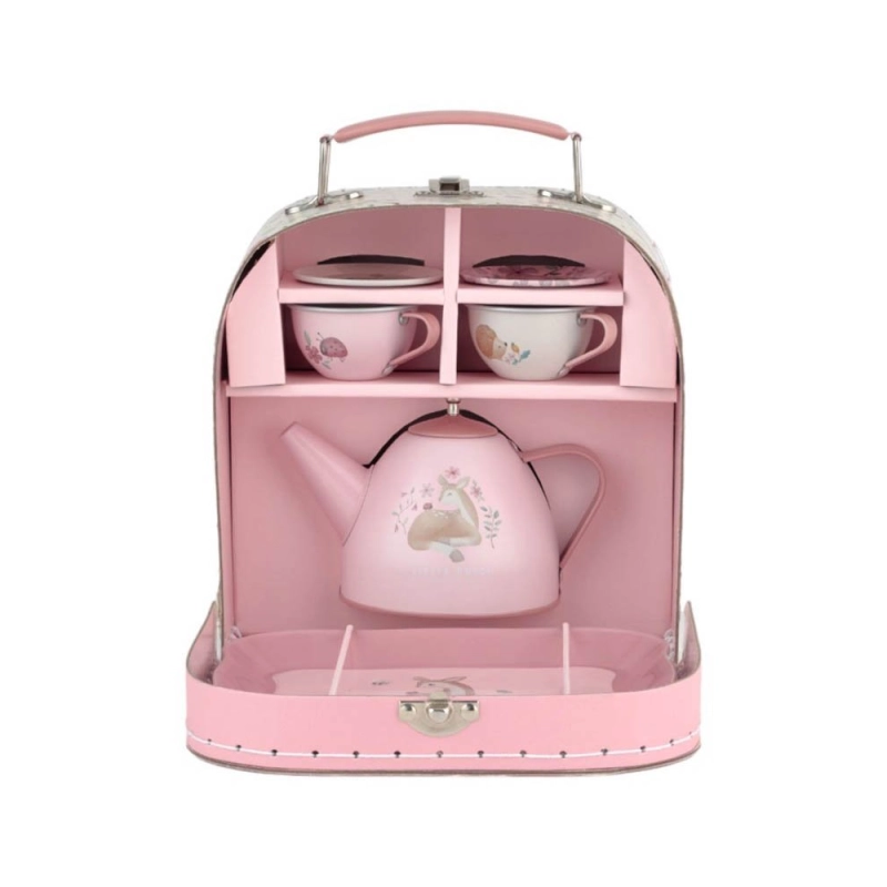 Maleta juego de Té Fairy Garden de Little Dutch