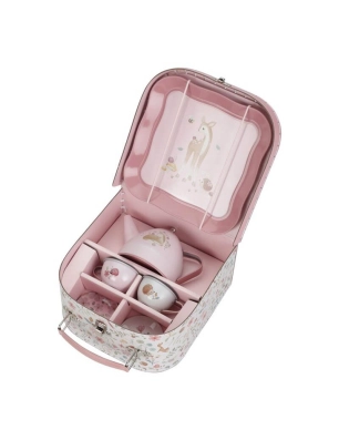 Maleta juego de Té Fairy Garden de Little Dutch