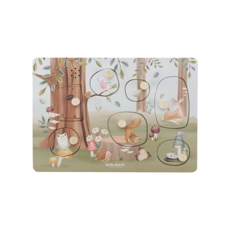 Puzzle Sonido Forest Friends de Little Dutch
